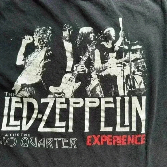 Led zeppelin ft no quarter band tee graphic women’s large cotton crewneck - Picture 3 of 8